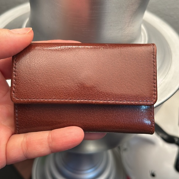 Vintage Bloomingdale’s Genuine Goatskin Key Wallet ENGLAND - Picture 1 of 6